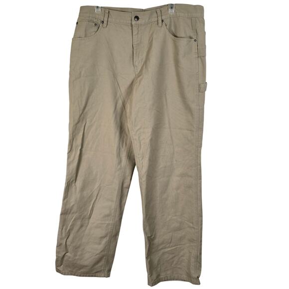 Patagonia M's Builder's Pants Men's 36 Retro Khaki Carpenter Work Wear Utility - Picture 1 of 11